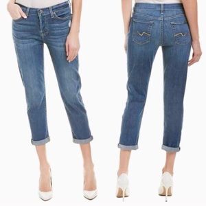 7 For All Mankind Josefina Skinny Boyfriend Jeans